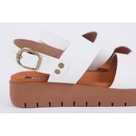 Sandalia Papete Camel Branco Ref. 0997.09901