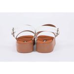 Sandalia Papete Camel Branco Ref. 0997.09901