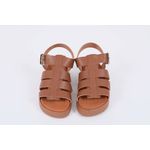 Sandalia Papete Tiras Camel Ref. 0997.09901