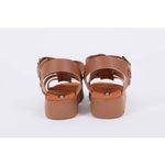 Sandalia Papete Tiras Camel Ref. 0997.09901