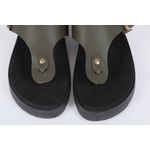 Sandalia Flatform Verde Oliva Ref. 0997.09901
