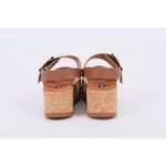 Sandalia Flatform Camel Ref. 09921.09961