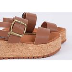 Sandalia Flatform Camel Ref. 09921.09961