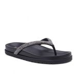 Sandalia Papete Tiras Pretas Ref. 0949.09921