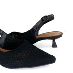 Scarpin Slingback Preto Ref. 09991.09962