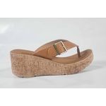 Tamanco Plataforma Fivela Caramelo Ref. 0998.09911
