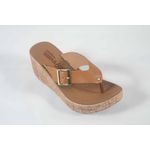 Tamanco Plataforma Fivela Caramelo Ref. 0998.09911