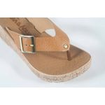 Tamanco Plataforma Fivela Caramelo Ref. 0998.09911