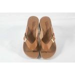Tamanco Plataforma Fivela Caramelo Ref. 0998.09911