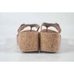 Tamanco Plataforma Fivela Caramelo Ref. 0998.09911