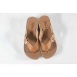 Tamanco Plataforma Fivela Caramelo Ref. 0998.09911