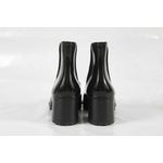 Bota Feminina Salto Baixo Verniz Preto Ref. 09721.09961
