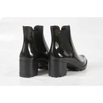 Bota Feminina Salto Baixo Verniz Preto Ref. 09721.09961