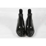 Bota Feminina Salto Baixo Verniz Preto Ref. 09721.09961