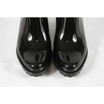 Bota Feminina Salto Baixo Verniz Preto Ref. 09721.09961