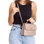 Bolsa Feminina Vic Quadrada Petite Jolie Nude Ref. 09401.09941