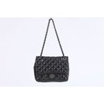 Bolsa de Couro Artesana Fly Preta Ref. 09914.09945