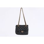 Bolsa de Couro Artesana Metalasse Preto Ref. 09972.09963 