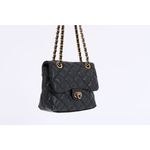 Bolsa de Couro Artesana Metalasse Preto Ref. 09972.09963 