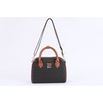 Bolsa de Couro Smartbag Média Báu Transversal Whisky Ref. 09995.09947 