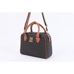 Bolsa de Couro Smartbag Média Báu Transversal Whisky Ref. 09995.09947 