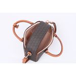 Bolsa de Couro Smartbag Média Báu Transversal Whisky Ref. 09995.09947 