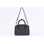 Bolsa de Couro Smartbag Média Báu Transversal Preta Ref. 09995.09947