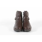Bota Feminina Cano Médio Fivela Marrom Ref. 09521.09971 