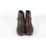 Bota Feminina Cano Médio Fivela Marrom Ref. 09521.09971 