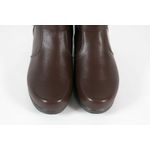 Bota Feminina Cano Médio Fivela Marrom Ref. 09521.09971 