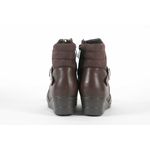 Bota Feminina Cano Médio Fivela Marrom Ref. 09521.09971 