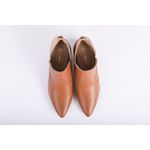 Bota Couro Salto Bloco Caramelo Ref. 09972.09963