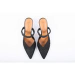 Scarpin Tramado Preto Ref. 09981.09952