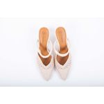 Scarpin Tramado Off White Ref. 09981.09952