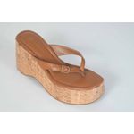 Tamanco Plataforma Caramelo Ref. 09231.09981 
