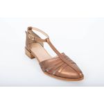 Sandalia Couro Bronze Ref. 09422.09992