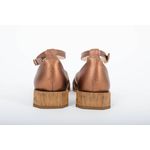 Sandalia Couro Bronze Ref. 09422.09992