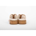 Mule Couro Tramado Off White Ref. 09422.09992