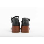 Sapato de Couro Mary Jane Preto Ref. 09932.09913
