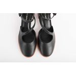 Sapato de Couro Mary Jane Preto Ref. 09932.09913