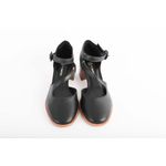 Sapato de Couro Mary Jane Preto Ref. 09932.09913