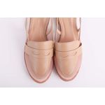Sapato Oxford Tela Nude Ref. 09912.09982 
