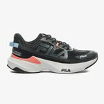 Tenis Fila Feminino Recovery Preto com Vermelho Ref. 09913.09993