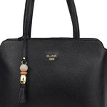 Bolsa Feminina Classe Couro Shopping Bag Preta Ref. 09944.09995