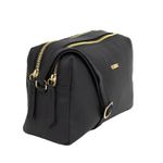 Bolsa Feminina Classe Couro Croosbody Jade Preta Ref. 09932.09913