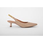 Scarpin Couro Monaco Nude Ref. 09902.09972