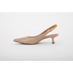 Scarpin Couro Monaco Nude Ref. 09902.09972