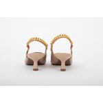 Scarpin Couro Monaco Nude Ref. 09902.09972