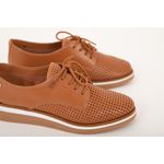 Tenis Couro Napa Monaco Camel Ref. 09991.09962