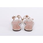 Sandalia Rasteira Elegance Dourada Ref. 09941.09991 
